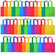 elcoho pieces non woven rainbow handles logo