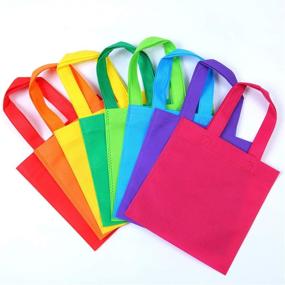 img 1 attached to Elcoho Pieces Non Woven Rainbow Handles