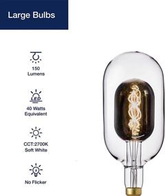 img 3 attached to FLSNT Decorative Oversized 💡 Lighting Finishing: Illuminating Elegance in Style