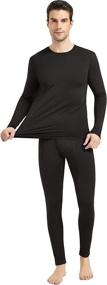 img 3 attached to 🔥 Starlemon Men's Ultra Soft Fleece Lined Thermal Winter Base Layers Long Johns Set - Premium Thermal Underwear