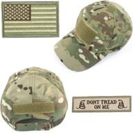 🎩 tactical operator hat for men with military patches, featuring usa flag - ges hat логотип