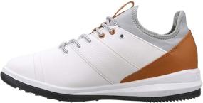 img 1 attached to Athalonz White EnVe Golf Shoe Men's Shoes for Athletic