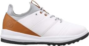 img 2 attached to Athalonz White EnVe Golf Shoe Men's Shoes for Athletic