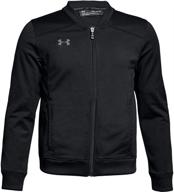 🧥 top-quality graphite under armour challenger jacket for boys - ideal for jackets & coats logo