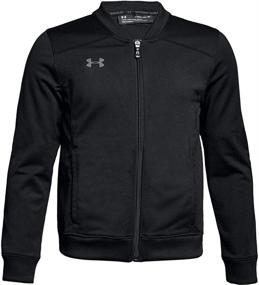 img 4 attached to 🧥 Top-quality Graphite Under Armour Challenger Jacket for Boys - Ideal for Jackets & Coats