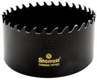 starrett ct312 carbide tipped holesaw: premium cutting tool for precision holes logo