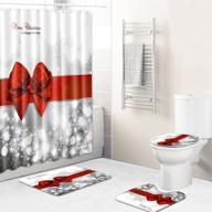 christmas waterproof bathroom accessories decoration logo