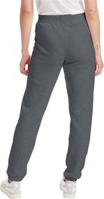 img 3 attached to 👖 Comfortable & Stylish: Hanes Women's EcoSmart Cinched Cuff Sweatpants