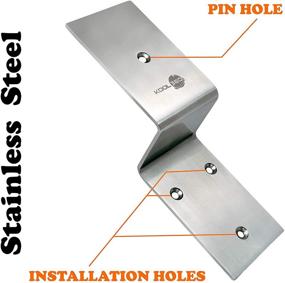 img 2 attached to Enhancing Security with Stainless Barricade Brackets: A Highly Effective Solution