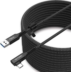 img 4 attached to 🔌 20-футовый кабель Oculus Quest Link - совместим с Oculus Quest 2 Link Cable, кабель Fatorm USB 3.2 Gen1 для VR-гарнитуры для быстрой передачи данных, кабель для зарядки Type A to C для игровых ПК и USB C зарядок.