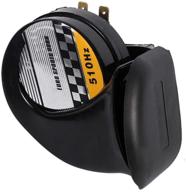 🚨 loud snail horn 115db - universal mini e-car horn, waterproof motorcycle train voice speaker, 12v 510hz electric air horn logo