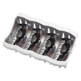 img 2 attached to 🪒 M5 Magnum Razor Blades with Trimmer - 4 Replacement Cartridges per Pack: Superior SEO-optimized Shaving Essentials