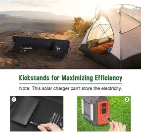 img 3 attached to 🌞 Efficient 80W Portable Solar Panels: BigBlue Foldable Solar Charger for Fast Charging - Perfect for Camping, Generators, Tablets, Cellphones, and More!
