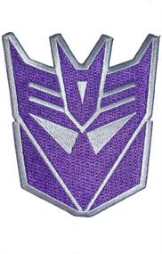 img 1 attached to Transformers Decepticon Head Iron Patch