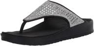 👡 skechers foamies women's gear cali breeze 2.0 rhinestone flip-flop sandals with hood logo