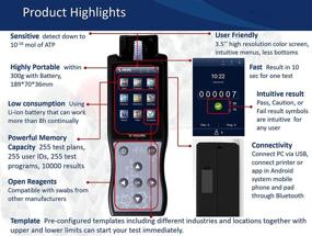 img 4 attached to Portable Monitoring Bacteria Analyzer Fluorescence