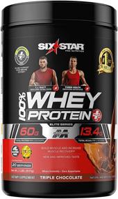 img 4 attached to 🥛 Six Star Whey Protein Plus with Immune Support - Chocolate, 2 lbs: Muscle Builder and Lean Protein Powder for Muscle Gain & Recovery