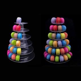 img 3 attached to 🎉 Colorful Macaron Plastic Appetizers Perfect for Birthday Celebrations - Fashionclubs