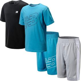 img 4 attached to New Balance Boys Shorts Set Boys' Clothing
