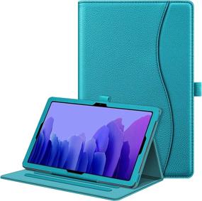 img 4 attached to 📱 Fintie Case for Samsung Galaxy Tab A7 10.4 2020 Model - Multi-Angle Viewing Stand Cover, Legacy Teal
