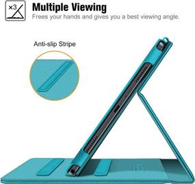 img 2 attached to 📱 Fintie Case for Samsung Galaxy Tab A7 10.4 2020 Model - Multi-Angle Viewing Stand Cover, Legacy Teal
