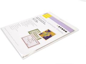 img 2 attached to 📸 Xyron Laminating Sheets, 9x12 Pouches, Glossy Finish, for Photos, Certificates, Documents, Artwork, Cold Lamination, EZ-Sheet, Pack of 10 (XSLS001)