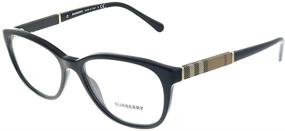 img 3 attached to 👓 Стильные очки Burberry Women's BE2172 в классическом черном цвете - идеальный выбор для модных ценителей очков