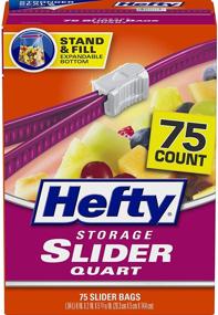 img 1 attached to Hefty Slider Storage Quart Count Household Supplies