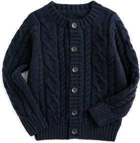 img 4 attached to 👕 Stylish Apricot Cardigan Sweaters for Boys, Ages 5-6: Curipeer Boys' Clothing