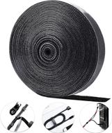 🔗 ultimate wire organizer: reusable cable ties for efficient cable management and cord organization - 0.6inch x30feet logo