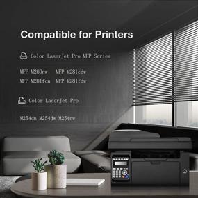 img 3 attached to 🖨️ LEMERO Compatible Toner Cartridges for HP 202X 202A - Laserjet Pro M254dw/M254nw/MFP M281fdw/M281cdw/M280nw/M281dw