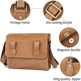 img 3 attached to YOGCI Leather Crossbody Shoulder Messenger Women's Handbags & Wallets