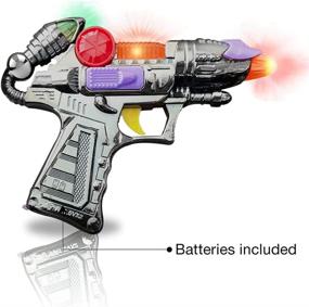 img 2 attached to Power-Packed ArtCreativity Hand Gun: Futuristic Design with Batteries Included