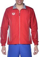 куртка для разминки arena 1d350 royal grey мужская одежда и активный отдых логотип