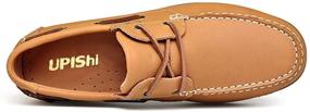 img 3 attached to Ultimate Comfort and Style: UPIShi Handsewn Leather Moccasin Men's Shoes - Perfect Loafers and Slip-Ons