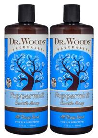 img 3 attached to 🌿 Pack of 2 Dr. Woods Pure Peppermint Liquid Castile Soap, 32 Ounce