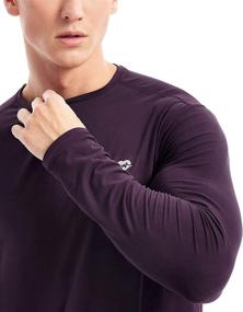 img 1 attached to Sleeve Running Athletic Undershirts Workout Sports & Fitness