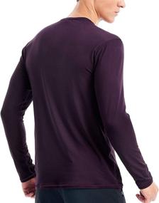 img 2 attached to Sleeve Running Athletic Undershirts Workout Sports & Fitness