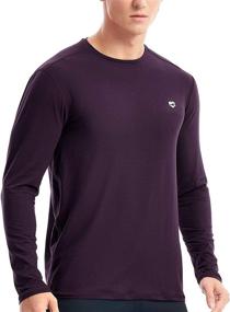 img 3 attached to Sleeve Running Athletic Undershirts Workout Sports & Fitness