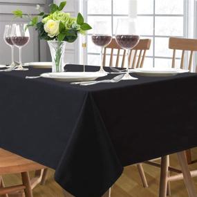 img 4 attached to 🎃 Versatile Halloween Decorations: Rectangular Polyester Tablecloth