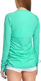 img 2 attached to Baleaf Half Zip Protection Rashguard Adjustable Women's Clothing in Swimsuits & Cover Ups