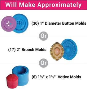 img 2 attached to 🧪 Silicone Plastique: DIY Silicone Mold Making Kit - Easy 1:1 Mix Mold Putty, 3/4 Lb - Create Strong Reusable Silicone Molds - Food Grade, Non-Toxic