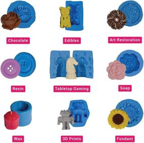 img 1 attached to 🧪 Silicone Plastique: DIY Silicone Mold Making Kit - Easy 1:1 Mix Mold Putty, 3/4 Lb - Create Strong Reusable Silicone Molds - Food Grade, Non-Toxic