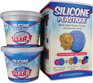 🧪 silicone plastique: diy silicone mold making kit - easy 1:1 mix mold putty, 3/4 lb - create strong reusable silicone molds - food grade, non-toxic logo