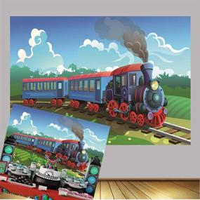 img 4 attached to Captivating GYA Stream Train Party Theme Backdrop: Perfect for Kids Train Birthday Party Photography and Adventure-themed Celebrations!