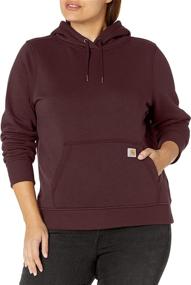 img 3 attached to 👕 Stylish and Cozy: Carhartt Women's Regular Clarksburg Pullover Sweatshirt for Comfortable Fashion