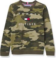 tommy hilfiger adaptive adjustable peacoat pt boys' sweater: ultimate style & comfort logo