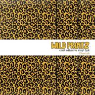 12x12 cheetah print craft vinyl multi-pack, 3 sheets for vinyl cutters logo