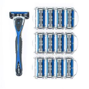 img 4 attached to 🪒 Men's Shaving Razors - Personna 5 Blade Razor System with Razor Handle and 12 Replacement Cartridges