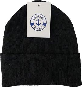 img 1 attached to 48-Pack Wholesale Bulk Winter Thermal Beanies Skull Caps by Yacht & Smith, Unisex Thermal Gloves